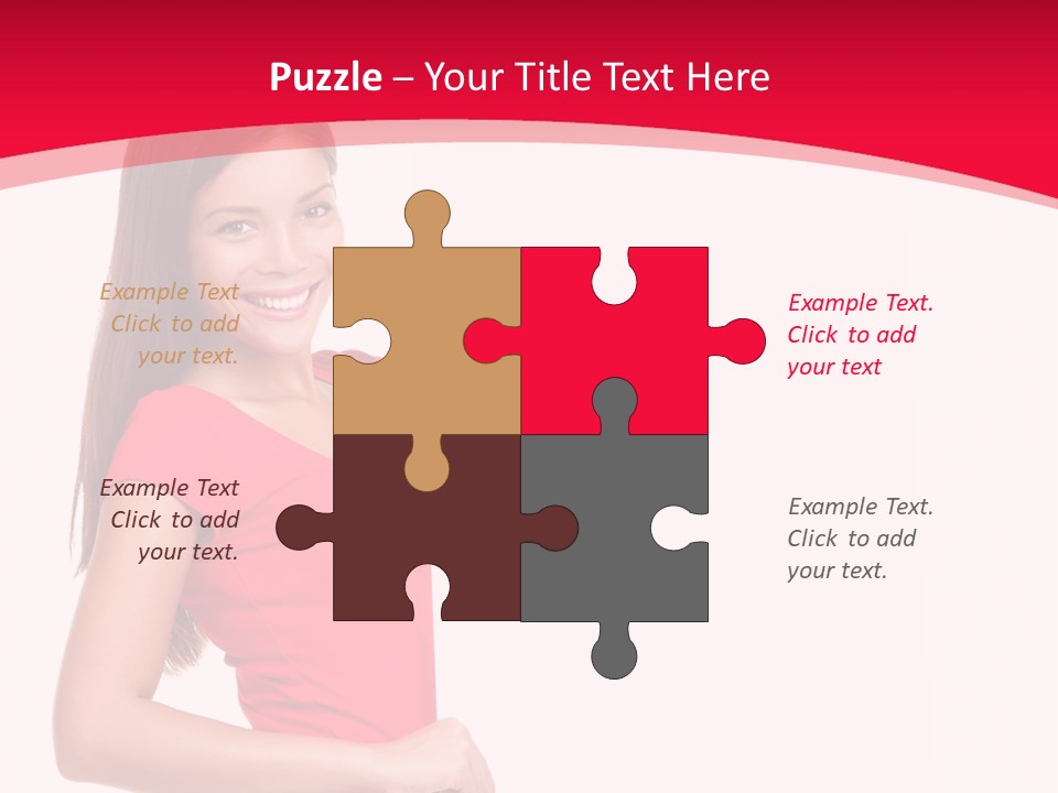 Red Copyspace People PowerPoint Template