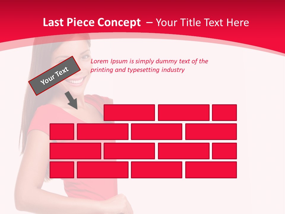 Red Copyspace People PowerPoint Template