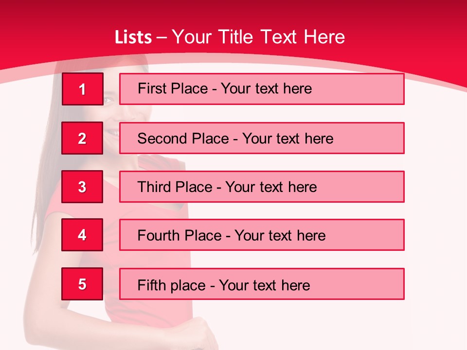 Red Copyspace People PowerPoint Template