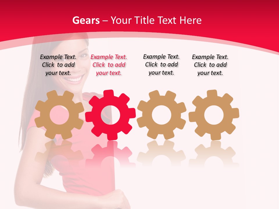 Red Copyspace People PowerPoint Template