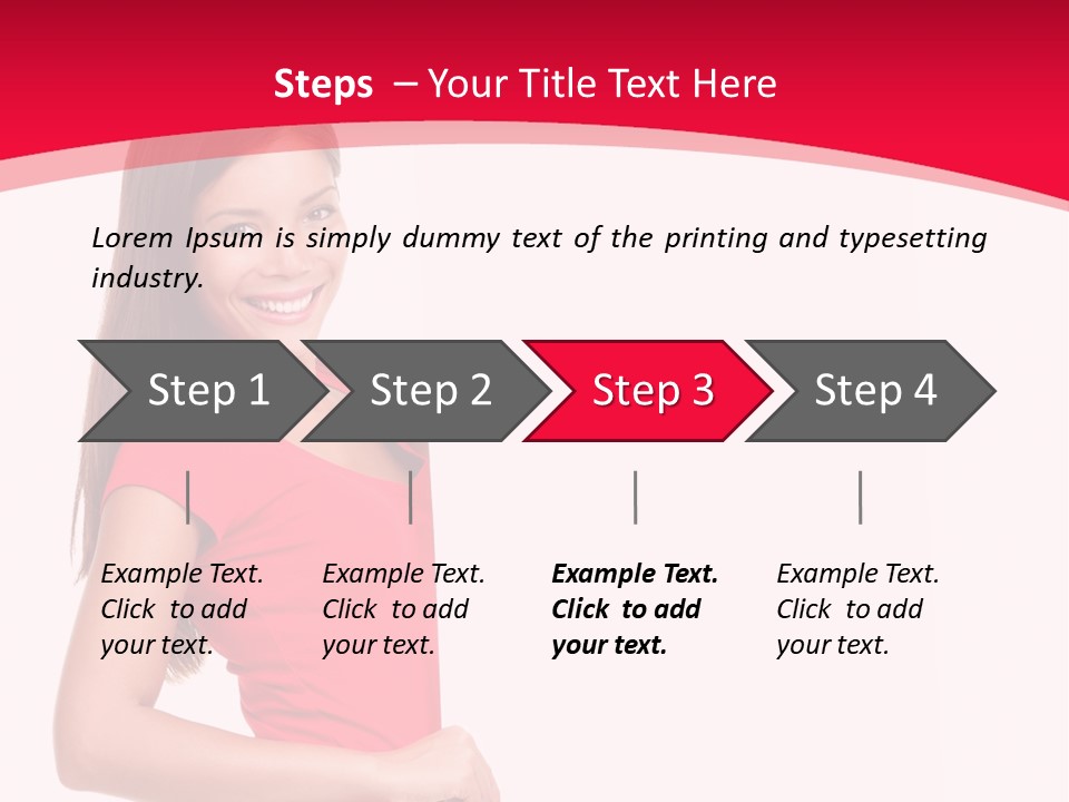 Red Copyspace People PowerPoint Template
