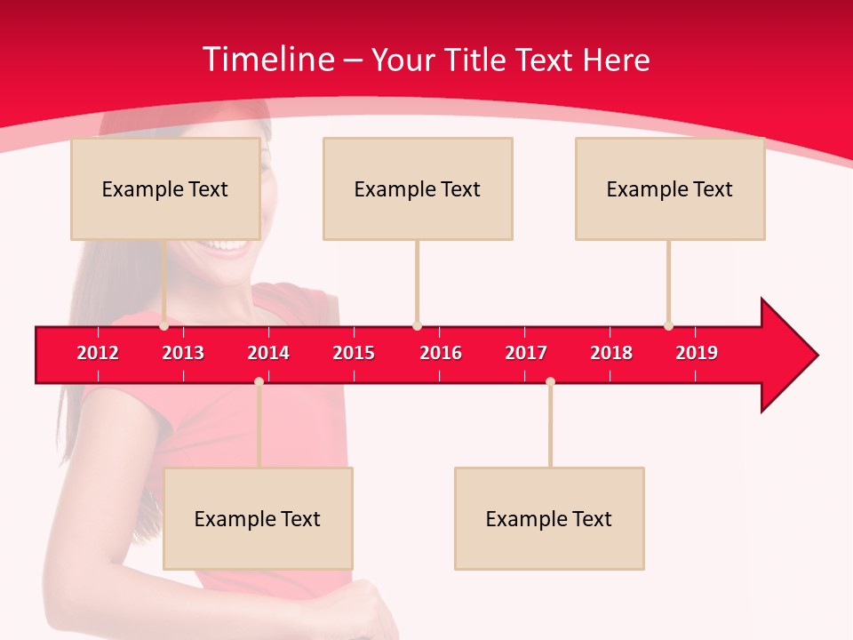 Red Copyspace People PowerPoint Template