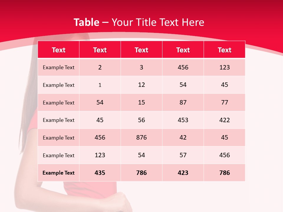 Red Copyspace People PowerPoint Template
