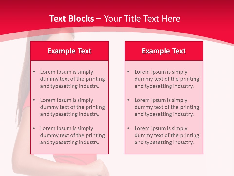 Red Copyspace People PowerPoint Template