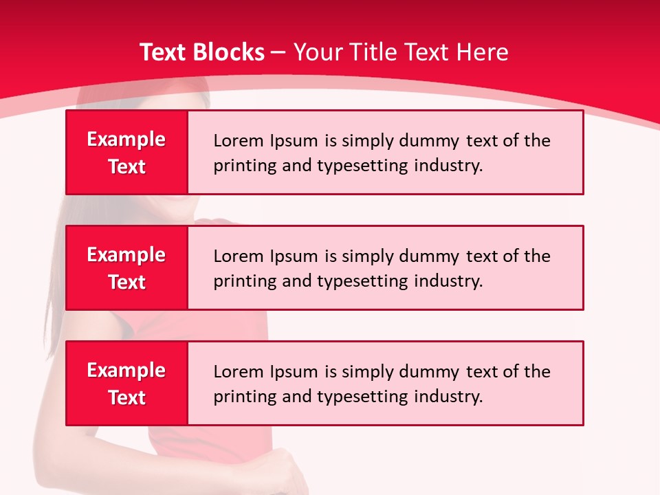 Red Copyspace People PowerPoint Template