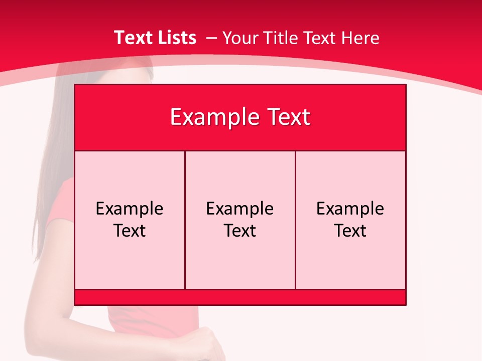 Red Copyspace People PowerPoint Template