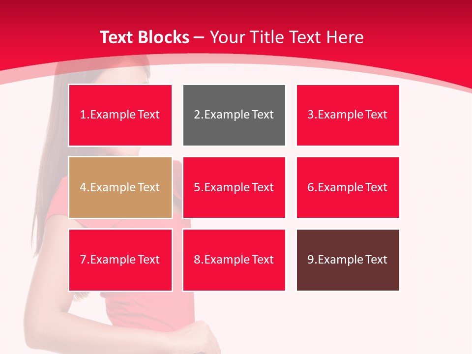 Red Copyspace People PowerPoint Template