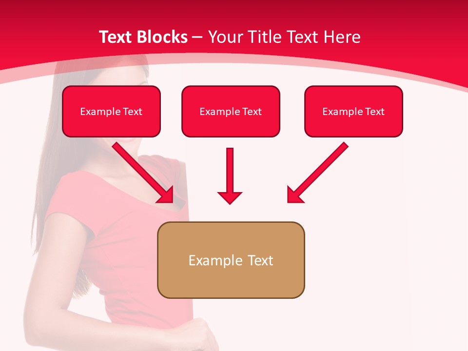 Red Copyspace People PowerPoint Template
