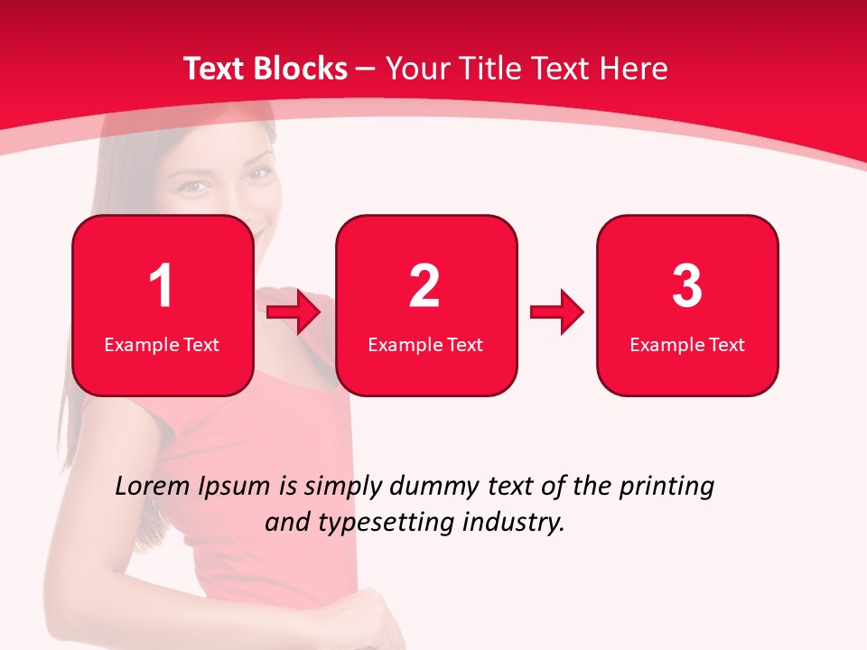 Red Copyspace People PowerPoint Template