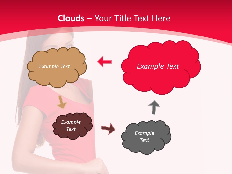 Red Copyspace People PowerPoint Template