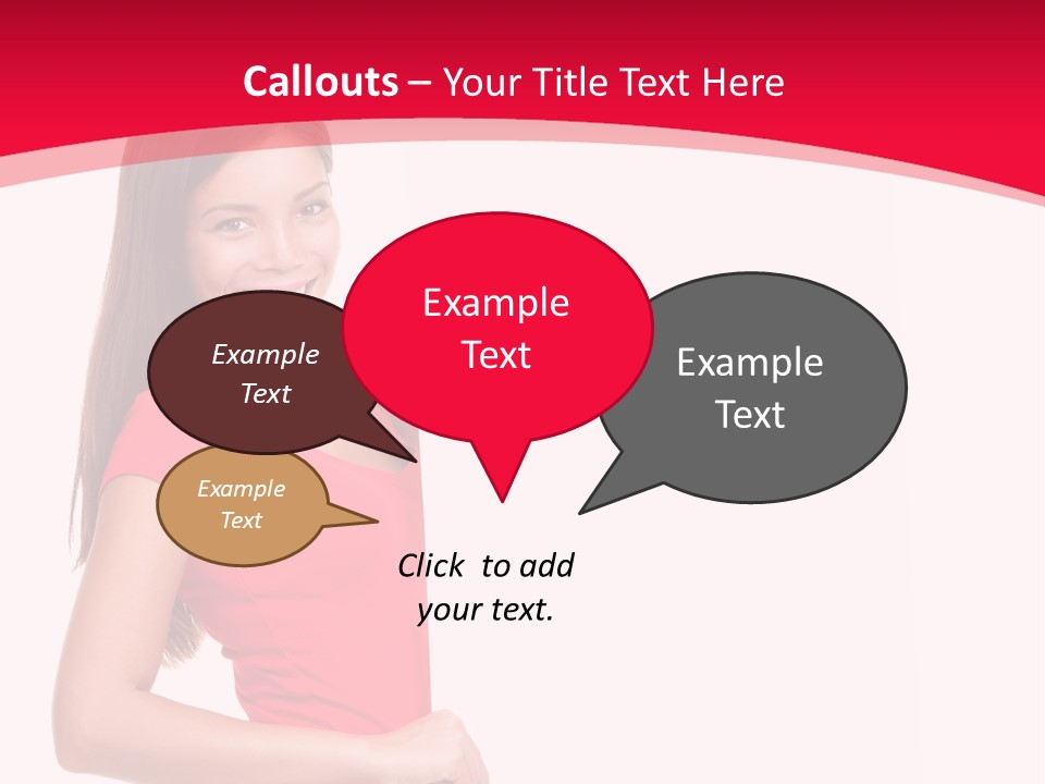 Red Copyspace People PowerPoint Template