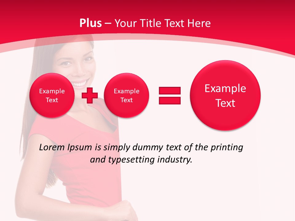 Red Copyspace People PowerPoint Template