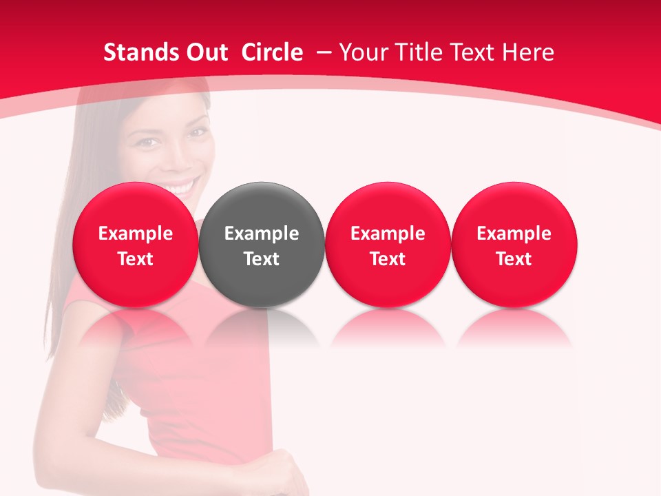 Red Copyspace People PowerPoint Template