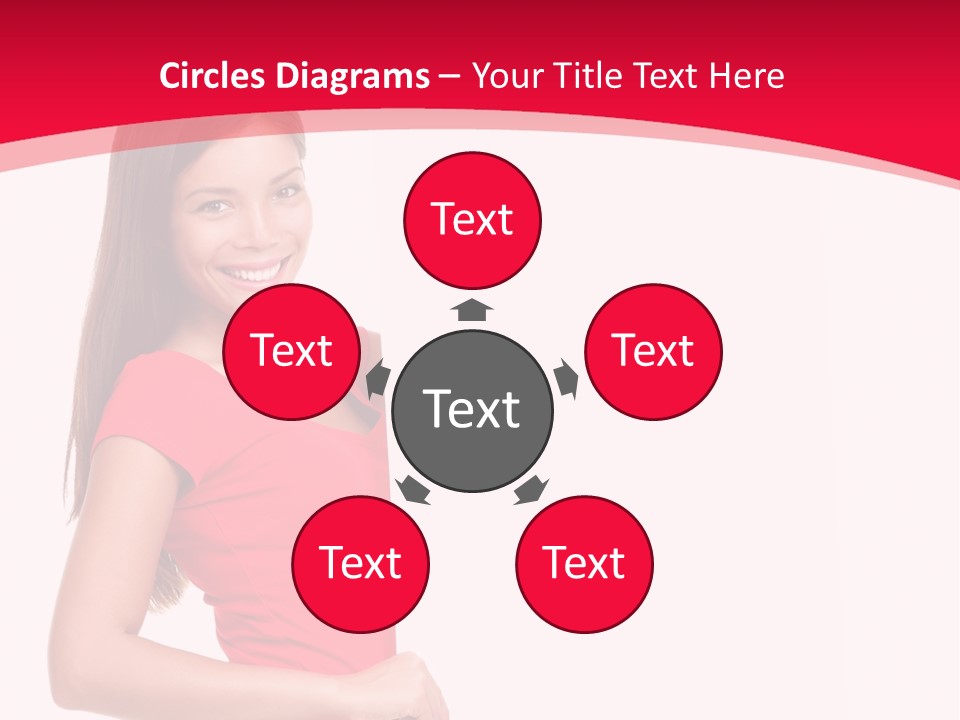 Red Copyspace People PowerPoint Template