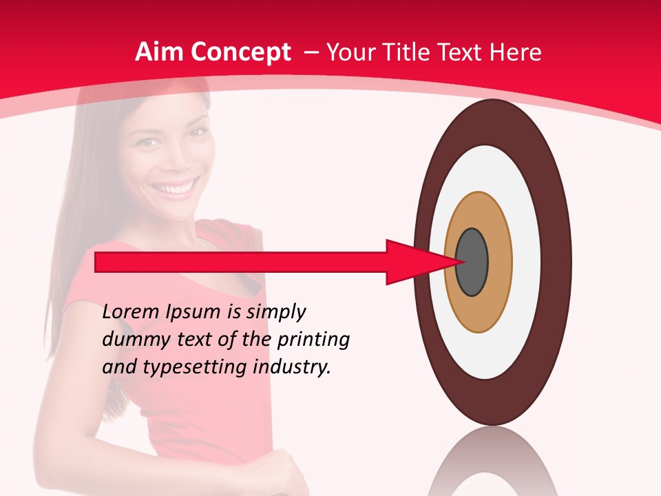 Red Copyspace People PowerPoint Template