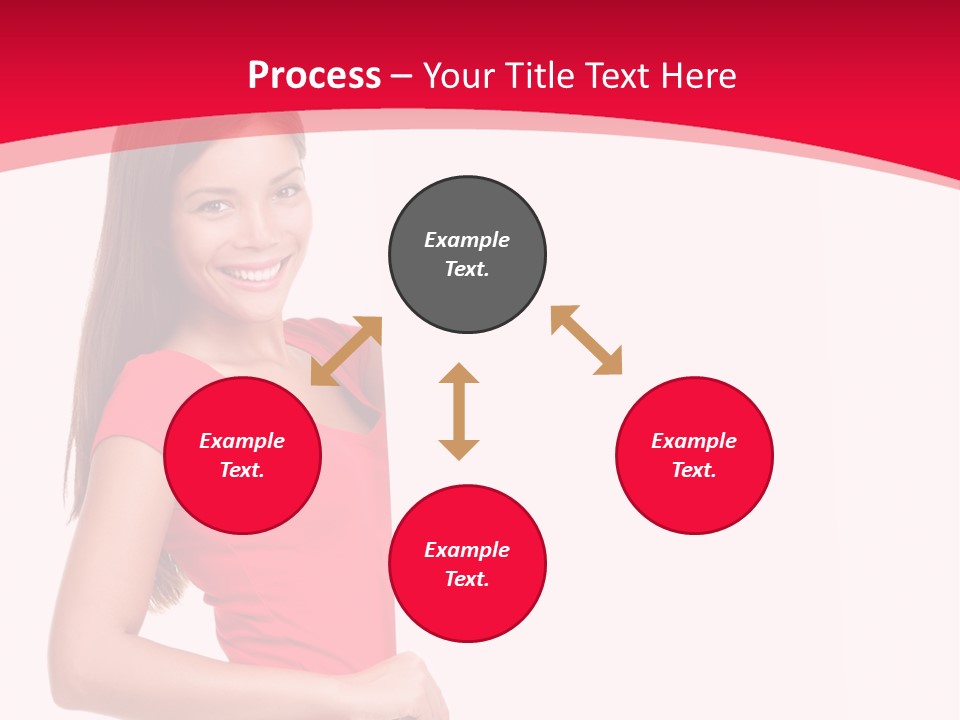 Red Copyspace People PowerPoint Template