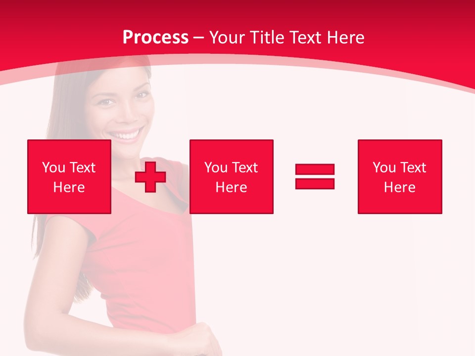 Red Copyspace People PowerPoint Template