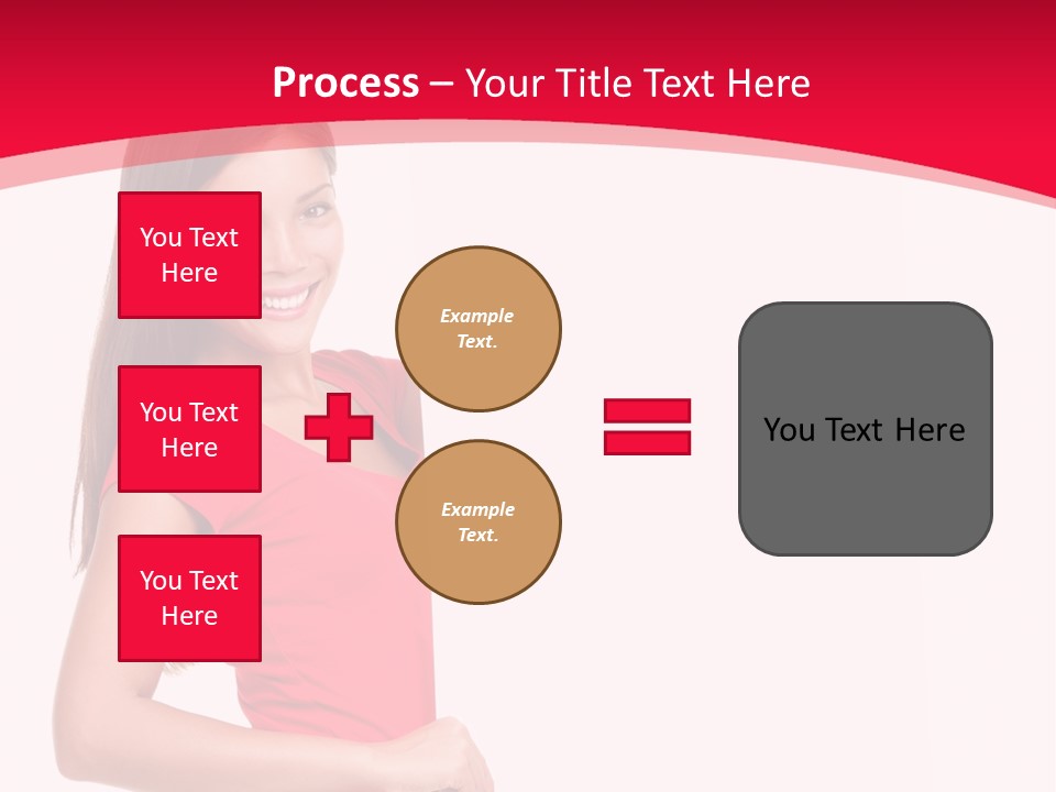 Red Copyspace People PowerPoint Template