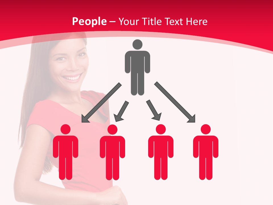 Red Copyspace People PowerPoint Template