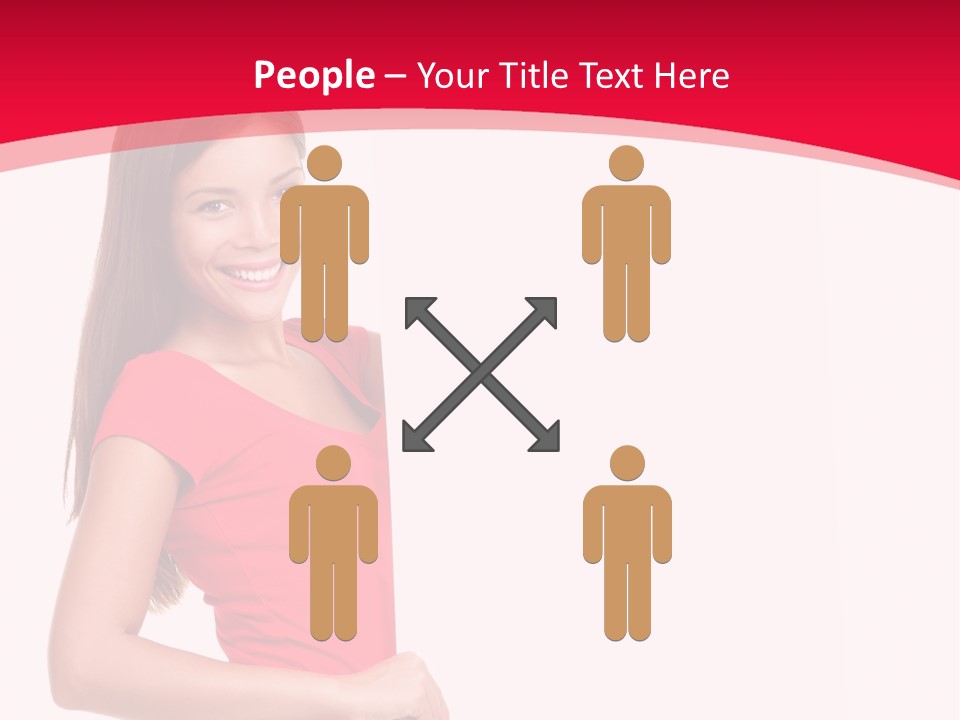 Red Copyspace People PowerPoint Template