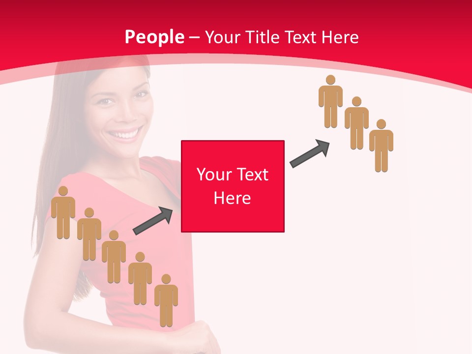 Red Copyspace People PowerPoint Template