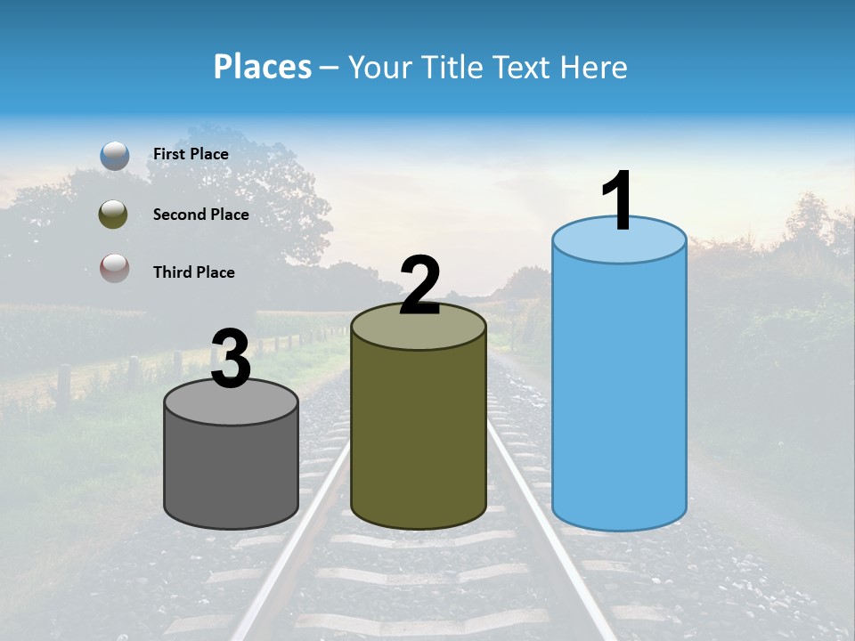 Idyllic Yellow Sundown PowerPoint Template
