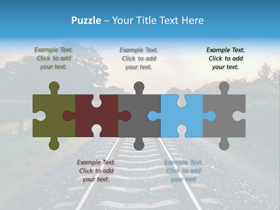 Idyllic Yellow Sundown PowerPoint Template