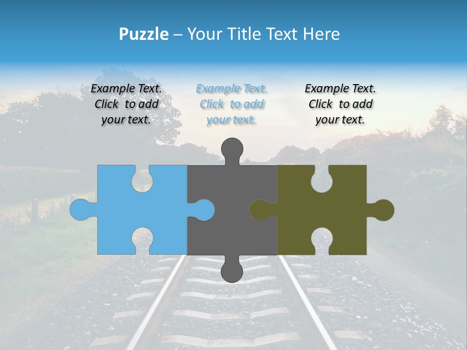 Idyllic Yellow Sundown PowerPoint Template