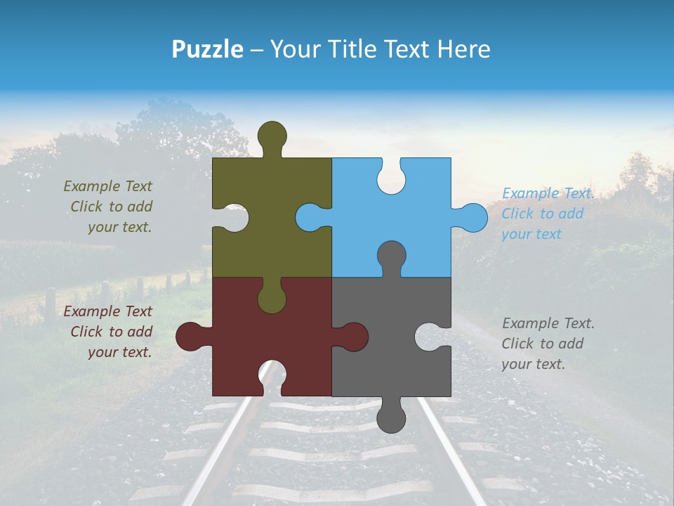 Idyllic Yellow Sundown PowerPoint Template