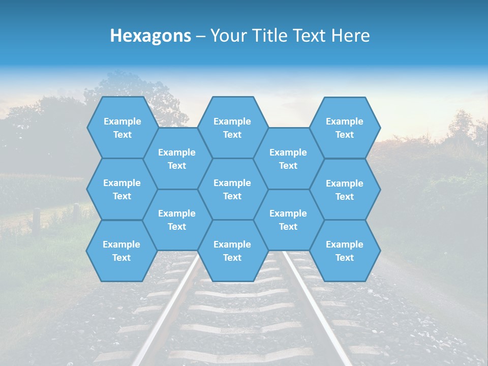Idyllic Yellow Sundown PowerPoint Template
