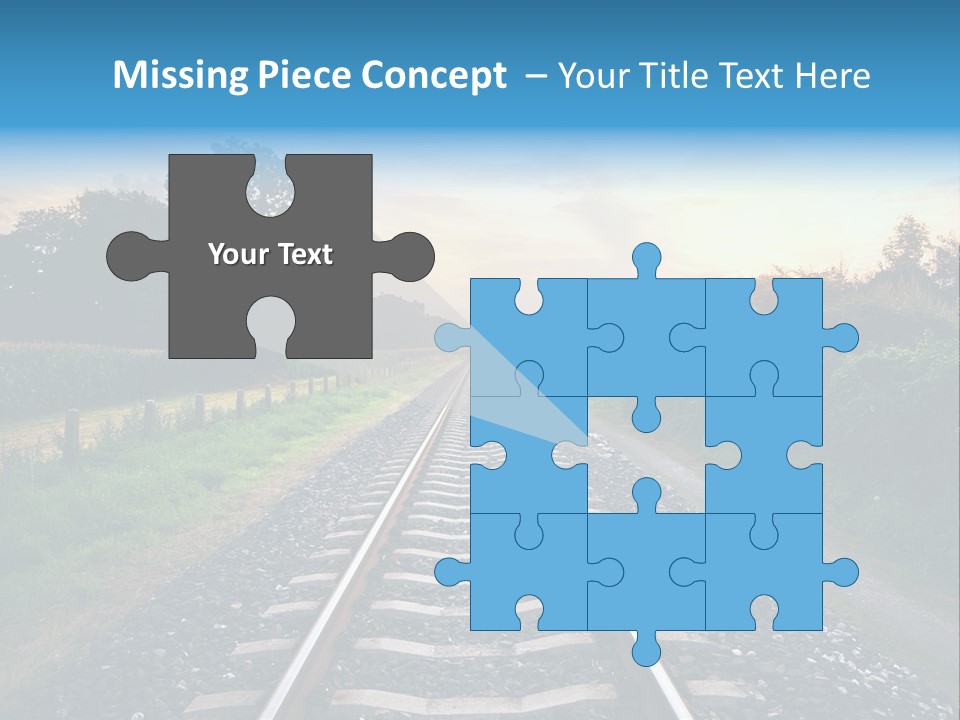 Idyllic Yellow Sundown PowerPoint Template