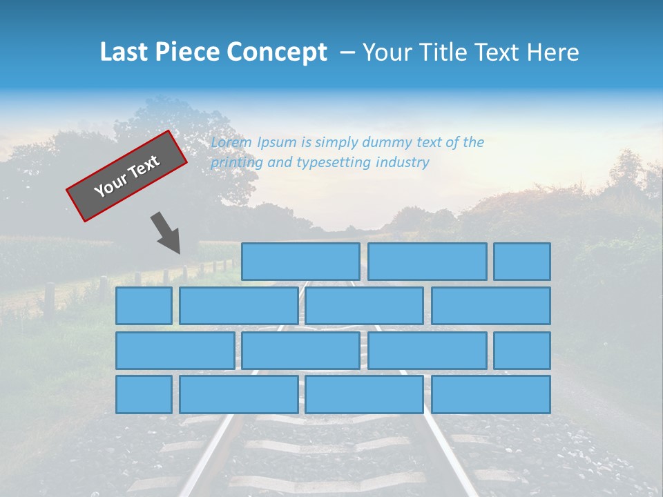 Idyllic Yellow Sundown PowerPoint Template