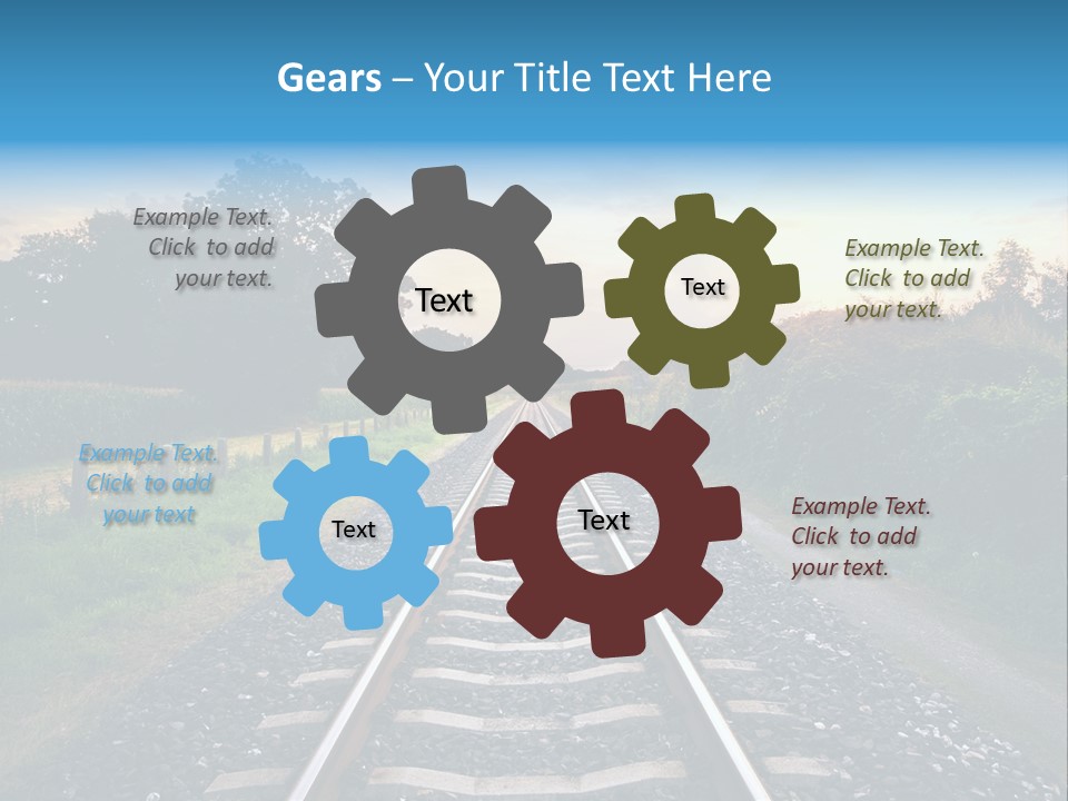 Idyllic Yellow Sundown PowerPoint Template