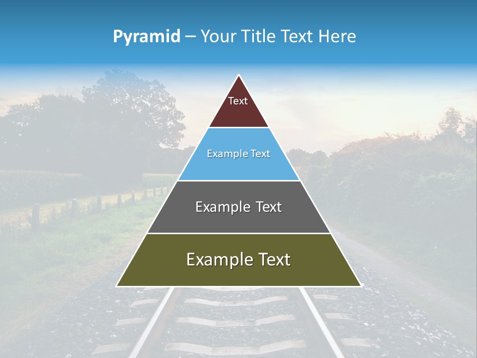 Idyllic Yellow Sundown PowerPoint Template