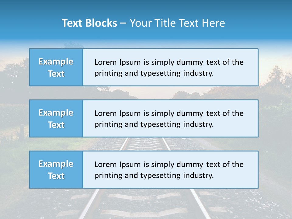 Idyllic Yellow Sundown PowerPoint Template