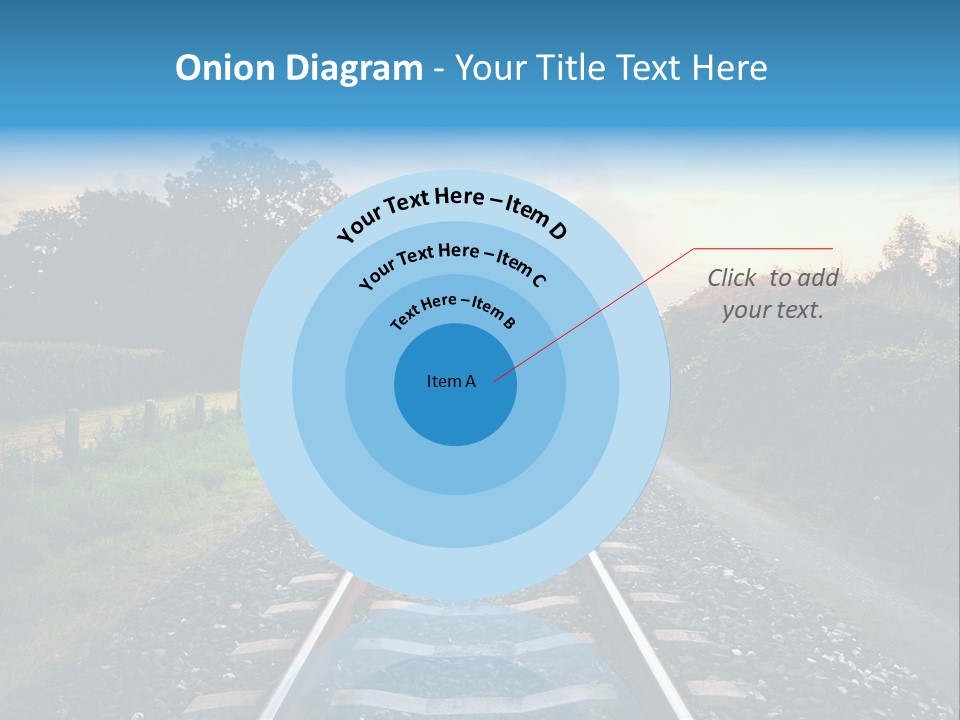 Idyllic Yellow Sundown PowerPoint Template