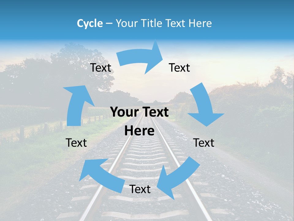 Idyllic Yellow Sundown PowerPoint Template
