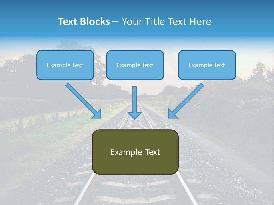 Idyllic Yellow Sundown PowerPoint Template