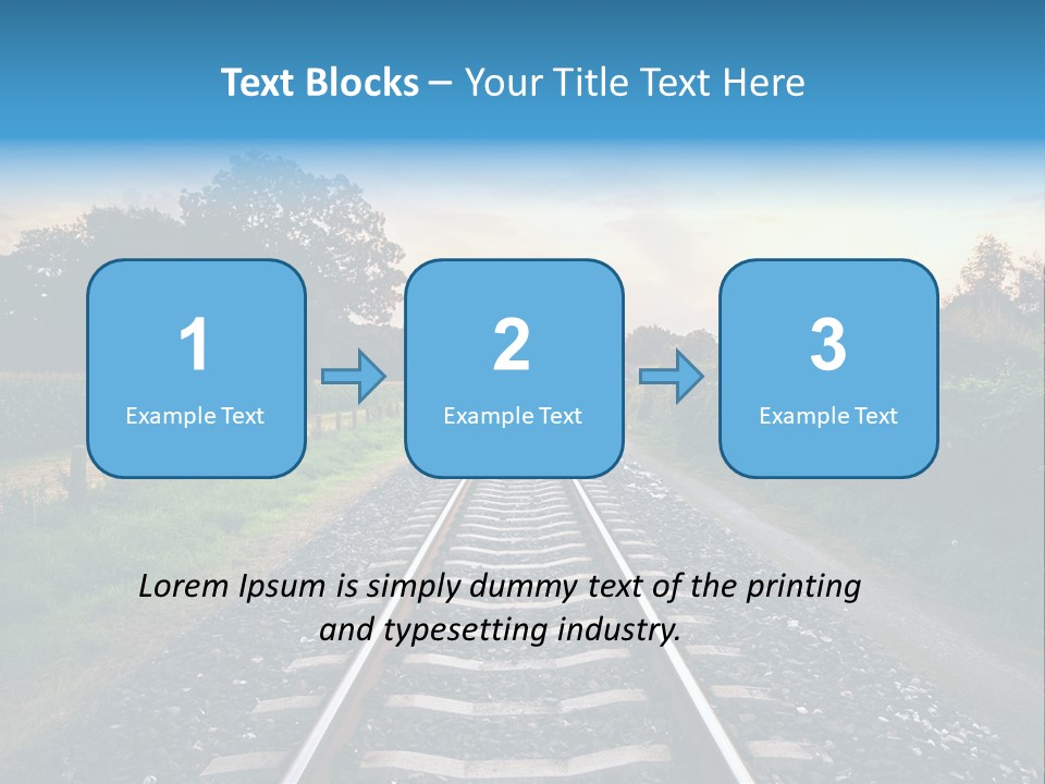 Idyllic Yellow Sundown PowerPoint Template