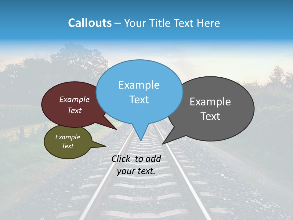 Idyllic Yellow Sundown PowerPoint Template