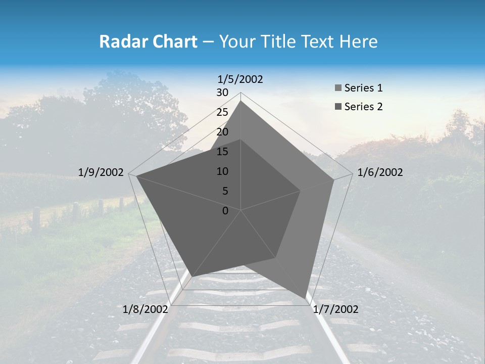 Idyllic Yellow Sundown PowerPoint Template