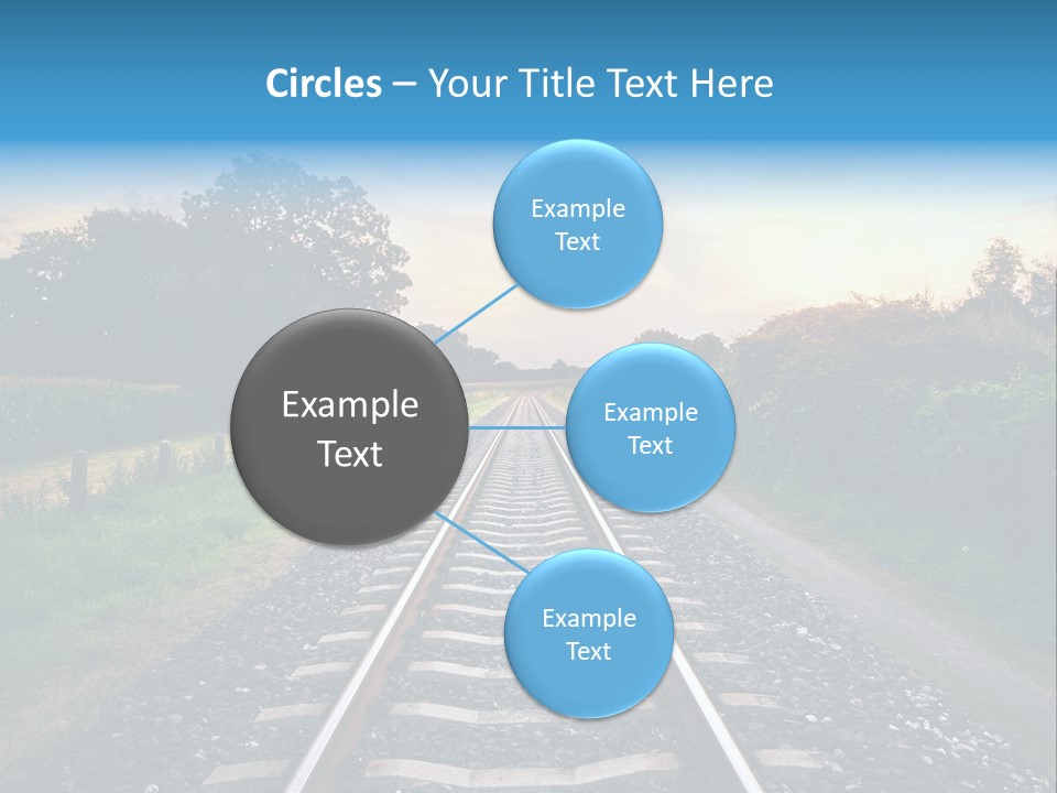 Idyllic Yellow Sundown PowerPoint Template