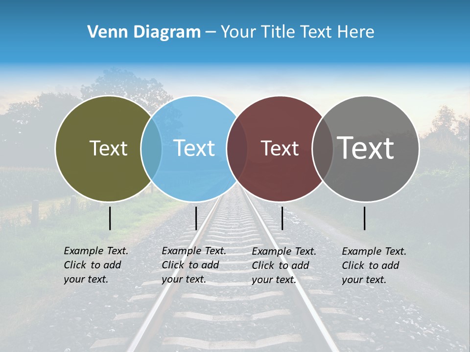Idyllic Yellow Sundown PowerPoint Template