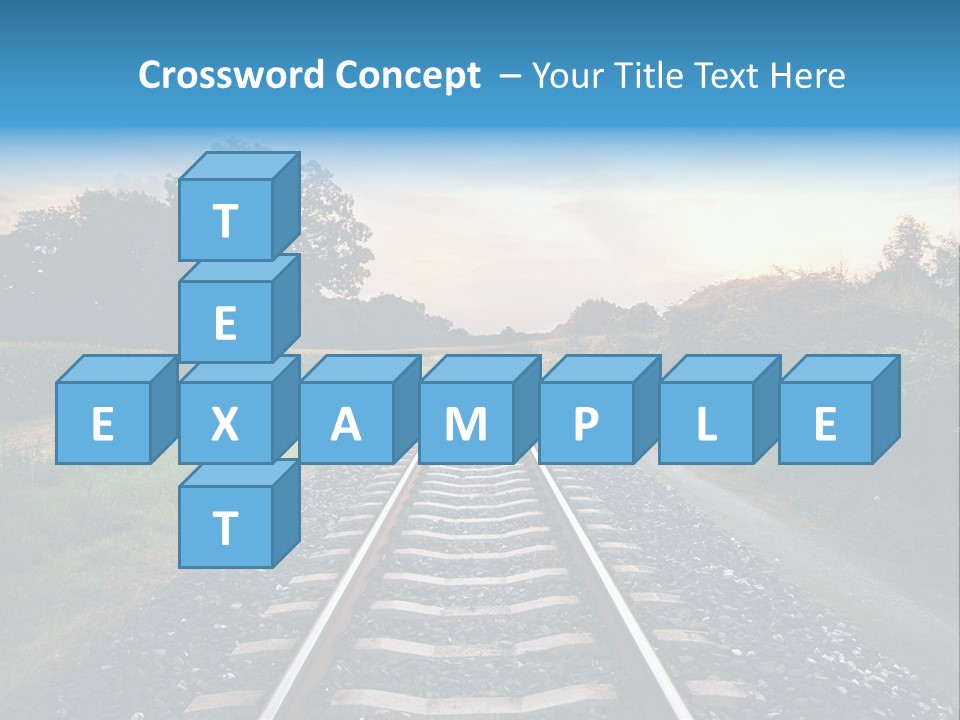 Idyllic Yellow Sundown PowerPoint Template