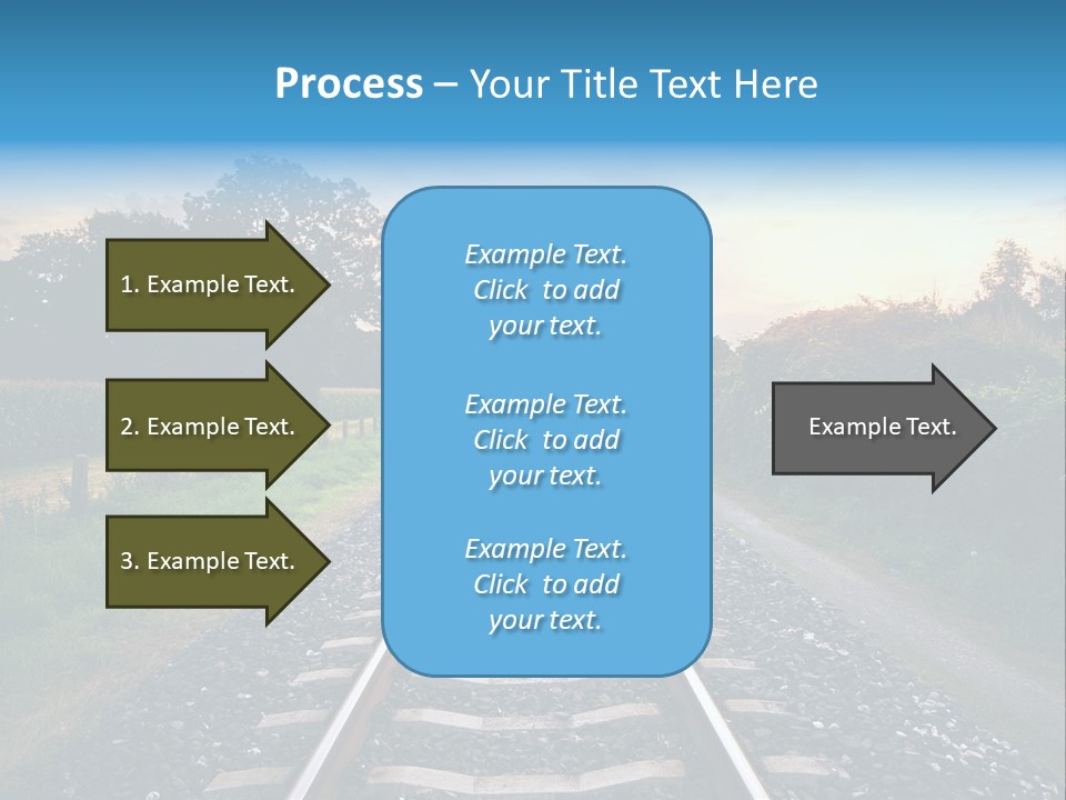 Idyllic Yellow Sundown PowerPoint Template