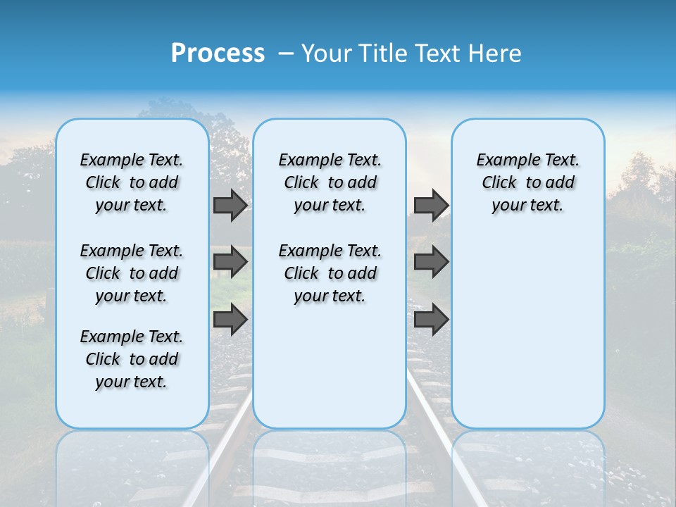 Idyllic Yellow Sundown PowerPoint Template