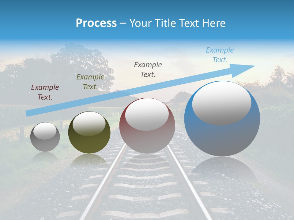 Idyllic Yellow Sundown PowerPoint Template