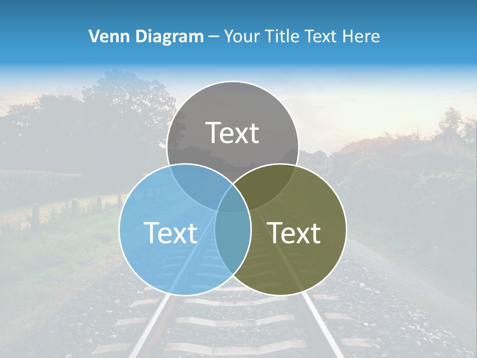 Idyllic Yellow Sundown PowerPoint Template