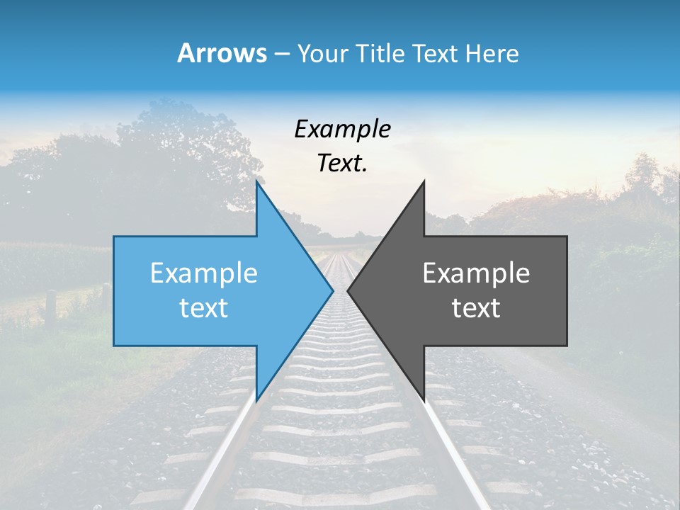 Idyllic Yellow Sundown PowerPoint Template