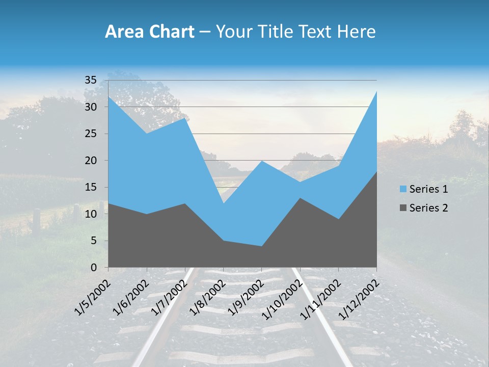 Idyllic Yellow Sundown PowerPoint Template